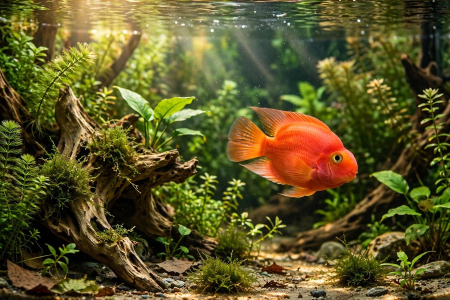 Blood Parrot Cichlids: The Friendly Hybrid With a Few Quirks
