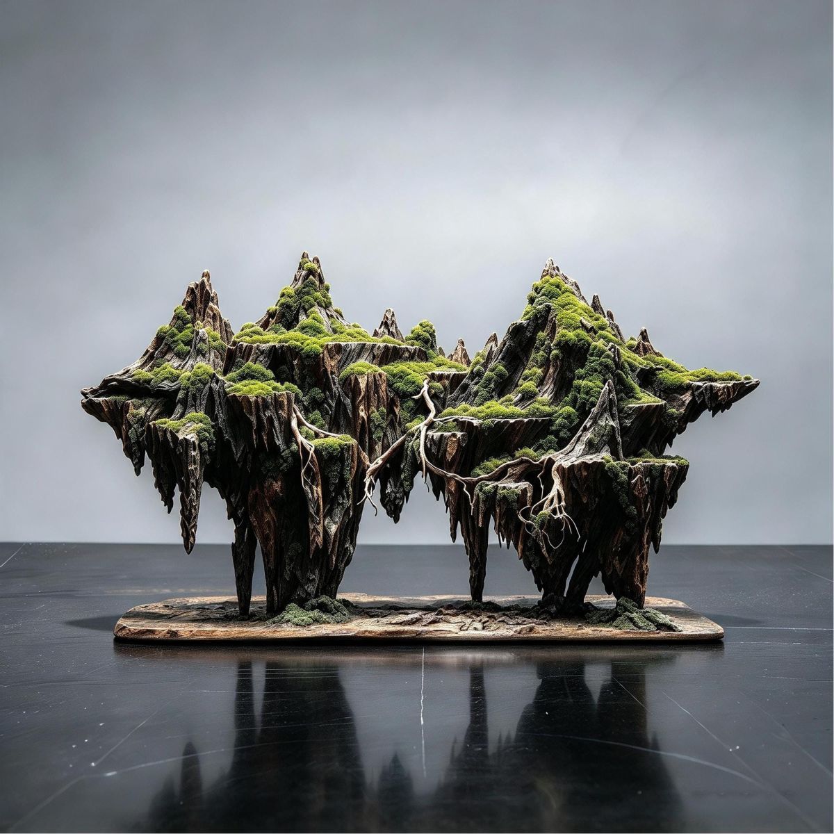 Double Floating Island Aquascape Layout