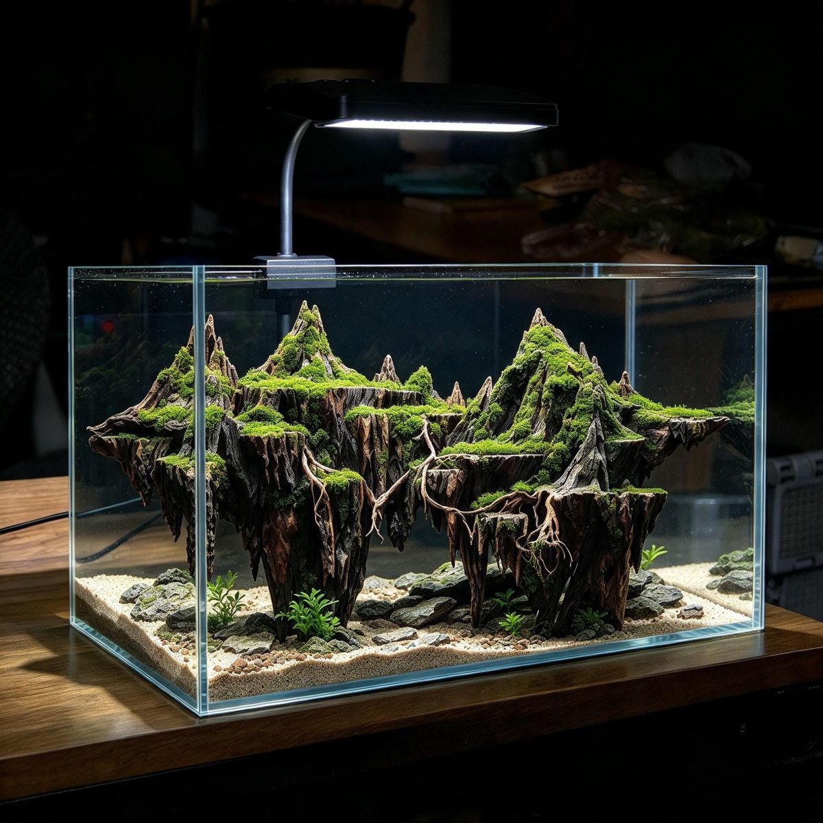 Double Floating Island Aquascape Layout