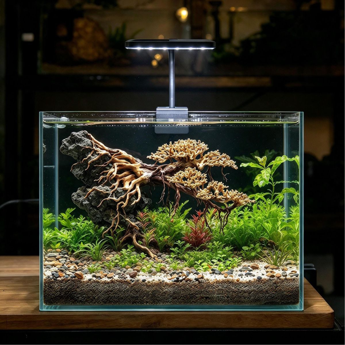 Bonsai Aquascape Layout