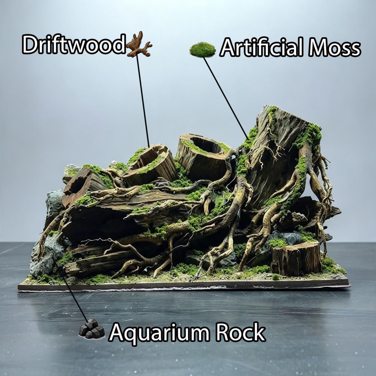 Amazon Forest Driftwood Aquascape