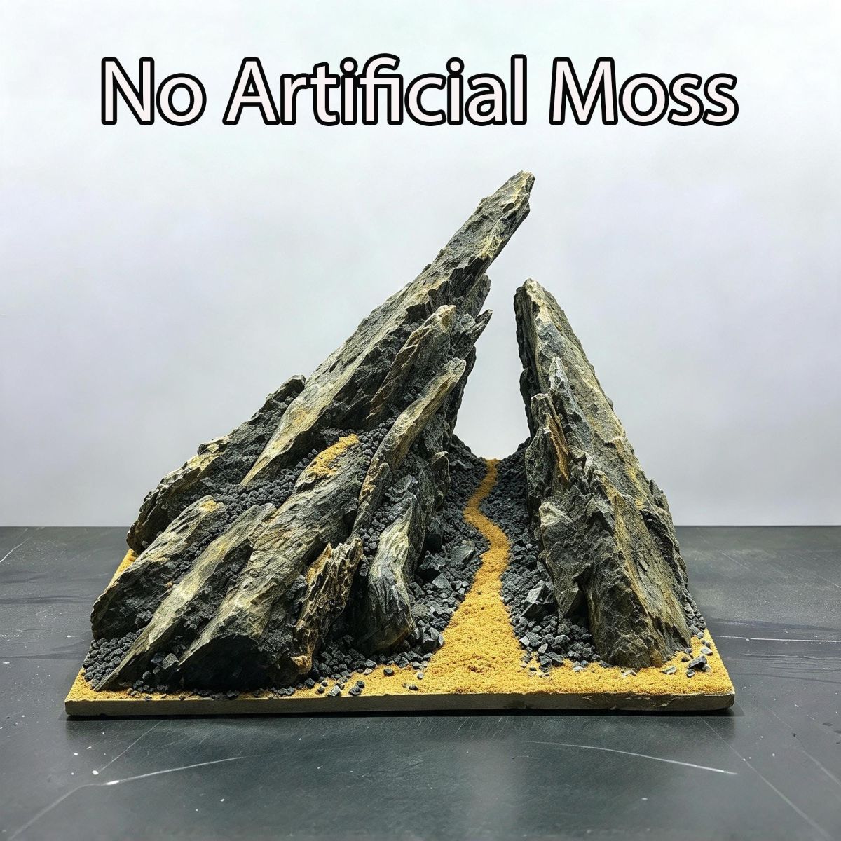 Mountain Cliff Aquascape Layout