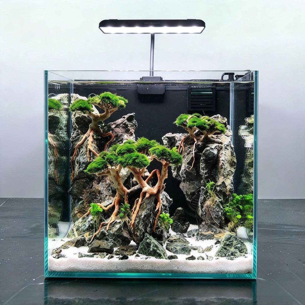 Natural Cliff Bonsai Aquascape