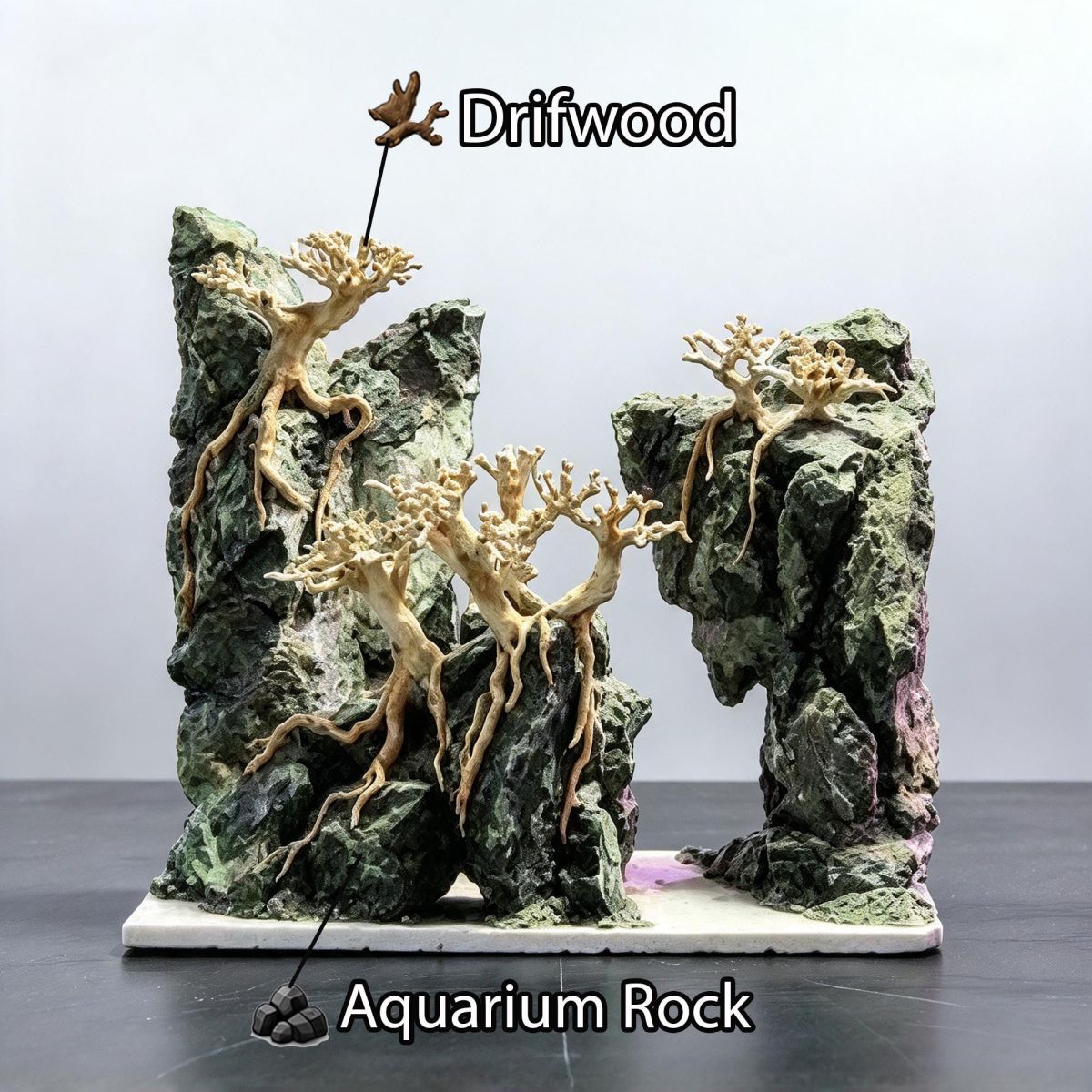 Natural Cliff Bonsai Aquascape