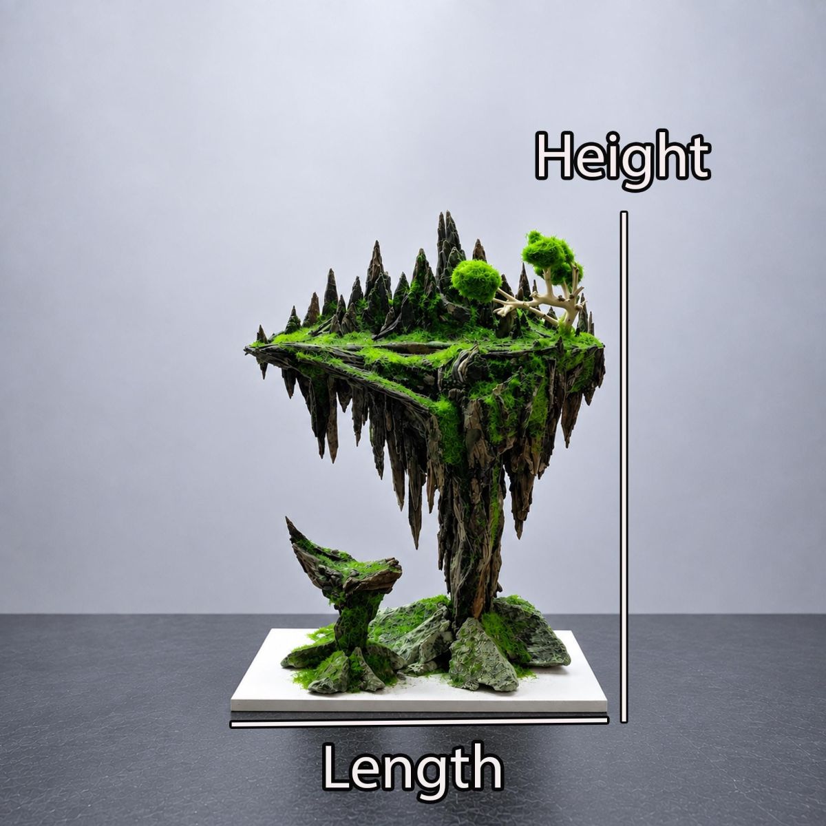 Small Floating Island Aquarium Layout